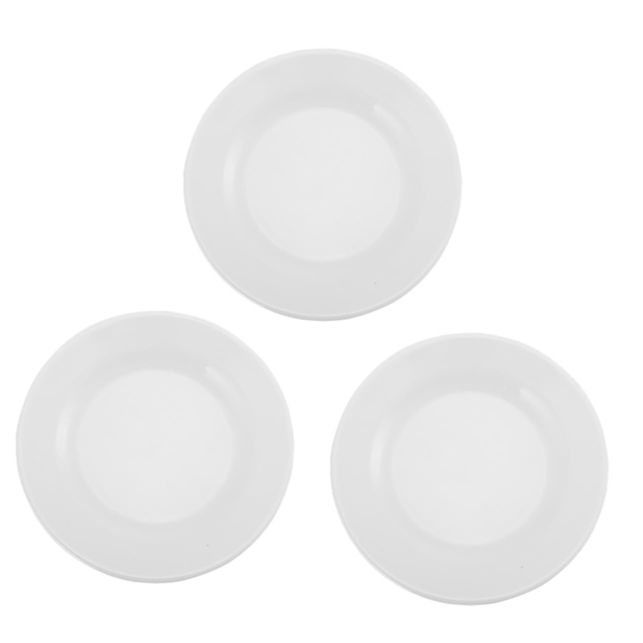 Mobestech 3pcs Dishes Unbreakable Serving Plates for Snacks Desserts Fruits Stylish Food Plates for Home Decoration and present Giving