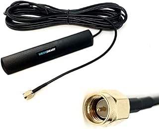 DriveSmart DAB + Aerial SMA Adapter DAB Car Radio Antenna Patch Aerial Glass Mount Windscreen Antenna With SMA Connector 5m 16ft Antenna For Blaupunkt Pioneer Clarion Kenwood Alpine