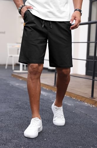 Sailwind Men's Casual 7" Shorts Elastic Waist Drawstring Summer Beach Twill Golf Short - Image 3