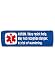Autism Medical Alert Seat Belt Infant Toddler Seat Harness Cover (Royal Blue)
