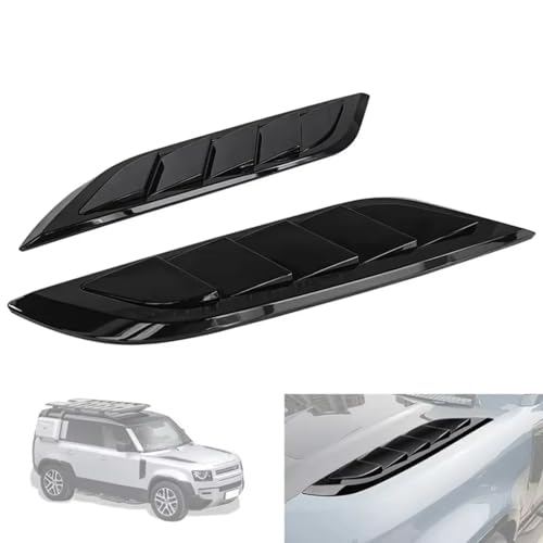 Grille Capot Defender 90 110 L663 2020-2021 Cache-aérations Noir
