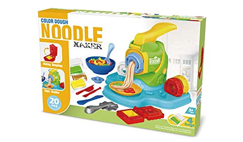 MeeYum Kids Clay Play Dough Set, Cutter Noodle Tools Shapes Molding for Boys and Girls