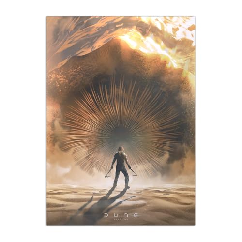 Poster DUNE déco murale pour chambre salon affiche métal moments emblématiques