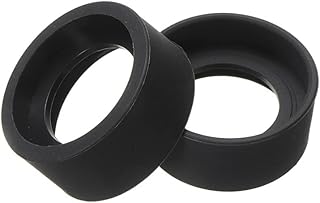Vogueing Tool 2PCS Rubber Eyepiece Cover Eyepiece Guards Cylinder Eyepice Shield Cups for Binocular Microscope （Flat Angle 36MM)