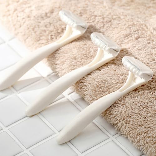 VALICLUD Maquinilla de Afeitar Desechable para Mujer, 3 Unidades de Color Claro, Recortadora de Vello Corporal para Axilas y Zona Íntima, Portátil y Segura para Depilación Femenina - imagen 7