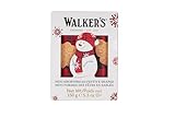 Walker's Shortbread Snowman Mini Festive Shapes Holiday Box, Pure Butter Shortbread Cookies, 5.3 Oz Box