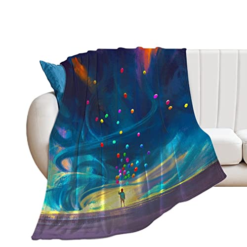 Couverture Polaire Flanelle Garçon Ballon : le cadeau d'anniversaire idéal