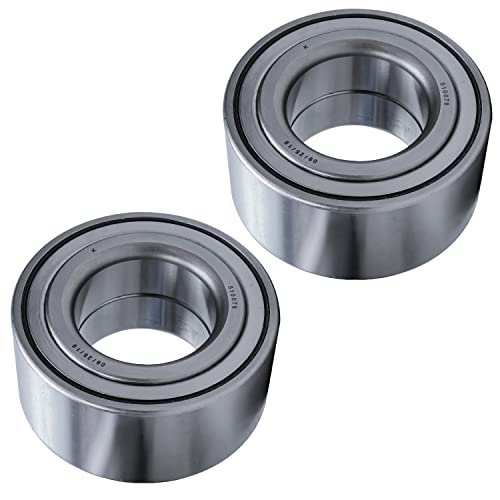 Detroit Axle - Front Wheel Press Bearings Replacement For Hyundai Elantra Tiburon Kia Spectra Spectra5-2Pc Set #TOP8