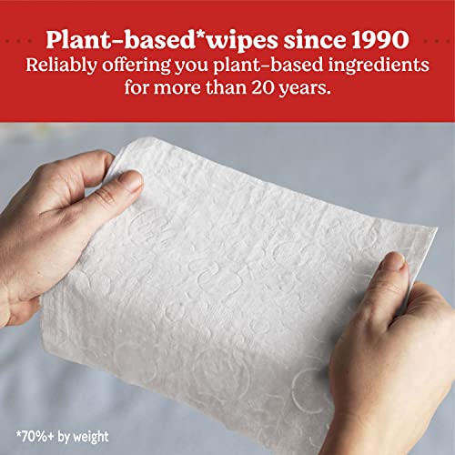 Sensitive Baby Wipes, Huggies Natural Care Baby Diaper Wipes, Unscented, Hypoallergenic, 99% Purified Water, 2 Refill Packs, 176 Count (Pack Of 4) (704 Wipes Total) #TOP4