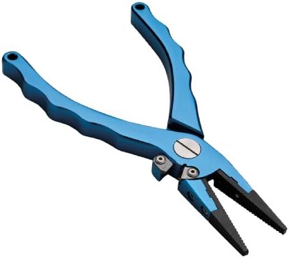 P-Line Adaro Aluminum Pliers (7.5-Inch, Blue)
