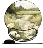 【DISEÑO ERGONÓMICO Y EXCELENTE COMODIDAD】El cojín suave relleno de gel de memoria de rebote mantiene la mano en posición natural, proporcionando la máxima comodidad para uso en la oficina o en el hogar. Reduce la irritación y el dolor de muñeca. Mantiene tu mano en una posición neutral para una comodidad ergonómica.