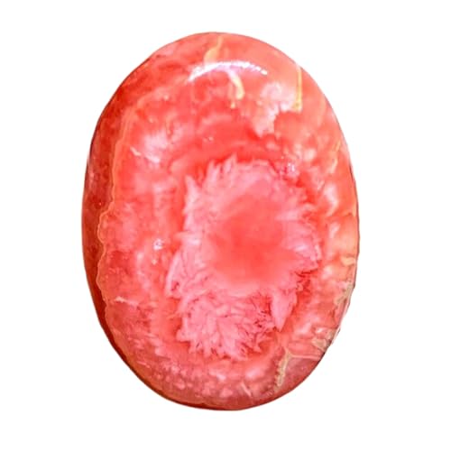 Rhodochrosite naturelle cabochon ovale 28x19x5mm gemme pour collier et bague DIY