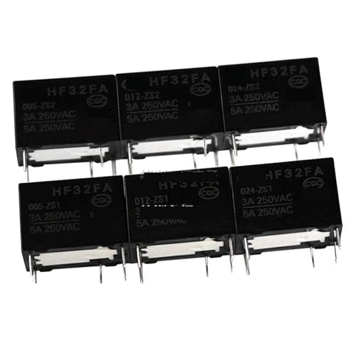 Relais HF32FA-ZS1 mini composant 5 broches pour circuits electroniques domestiques