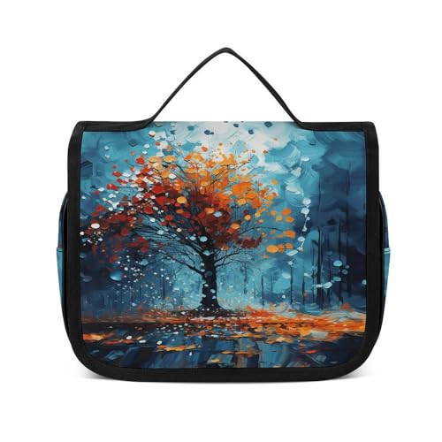 Trousse de toilette homme femme suspendre organiseur voyage polyester 22x18cm