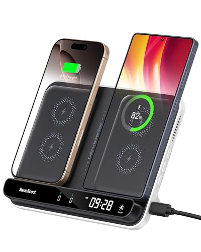 Amazon.co.jp: ワイヤレス充電器 2台、iPhone/Galaxy/Pixel対応 充電 