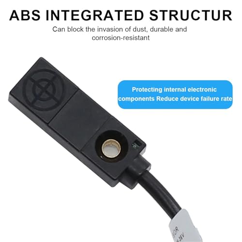 Sensor inductivo BX6-F4 PNP NC rectangular de 3 cables para detección de metal de 4mm 3