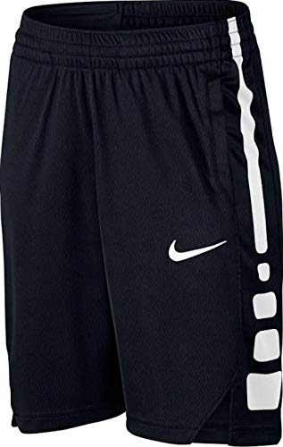 Nike Boys' Elite Stripe Short (Little Big Kids) (Small, Black/Black-White) #TOP28
