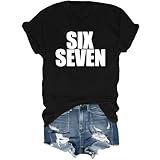 Photo Gallery maglietta six seven 6 7 shirt divertente meme design con scritta in inglese "six seven tshirt 6 7 tees, nero , m Photo Gallery maglietta six seven 6 7 shirt divertente meme design con scritta in inglese "six seven tshirt 6 7 tees, nero , m