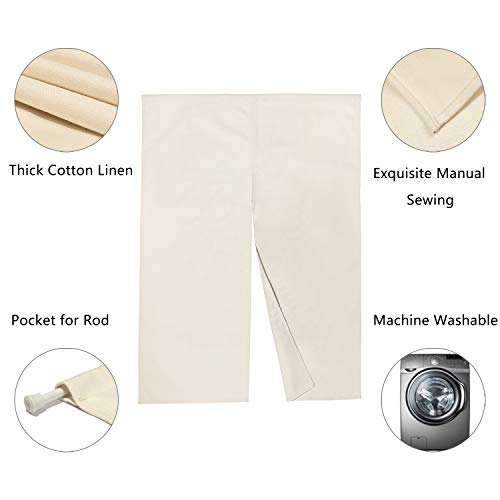 Rloncomix Japanese Noren Doorway Curtain Tapestry Traditional Chinese Wealth Fortune Door Curtain Persimmon Ink Painting Kitchen Home Decoration, 33" X 59" #TOP2