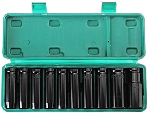 レンチアダプターハンドツールセットのための深い衝撃ソケットセットの深い衝撃ソケットセットの重いメートルのガレージツールを設定する10