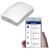 Louvolite One Touch Smart Controller Wi-Fi Hub To Control Motorised Blinds Via Neo Smart Blinds App Or by Voice Via Compatible Smart Speaker, Control4 Compatible - New Bluetooth Model C-BR300 (R1764)