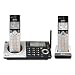 AT&T CL83207 DECT 6.0 Expandable Cordless Phone with Smart Call Blocker, Silver/Black with 2 Handsets