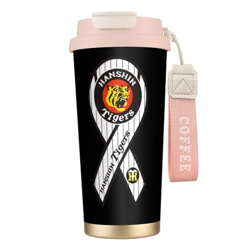 阪神タイガース タイガー タンブラー 500ml 蓋付き 水筒 マグボトル 真空断熱 多重構造 316ステンレス 保温保冷 直飲み 持ち運び 車 コーヒーカップ 持ち運び おしゃれ ビジネス coffee mug 男女兼用