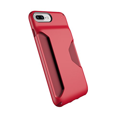 Speck Products 106295-6925 Presidio Wallet Case for iPhone 8 Plus/7 Plus/6S Plus/6 Plus - Mars RED/Velvet RED