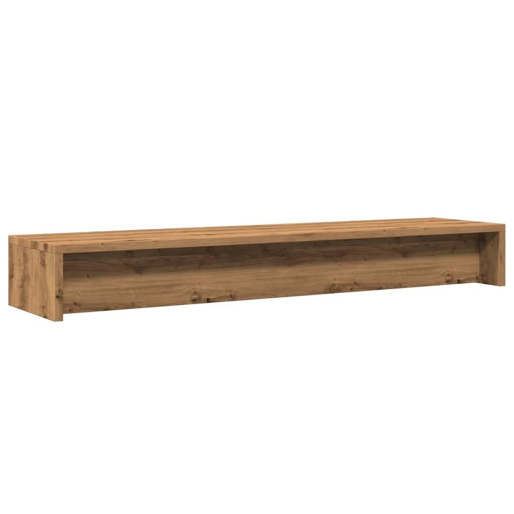 SKM Monitorständer Artisan-Eiche 100x24x13 cm Holzwerkstoff,Elektronik,Video,Videozubehör,TV-Zubehör,TV- & Monitorhalterungen,Braun,6.95KG,855825
