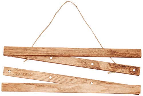 18X24 Magnet Poster Hanger, Oak Frame, 18.5" Length Allows Slight Overhang, Strong Embedded Magnets, 18 X 24 18X24, 18" 17" 16" Artwork, Modern Farmhouse, Rustic Barnwood (18.5", Natural Wood) #TOP7
