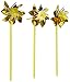 Bulk Pack 50 Gold and Silver Two-Tone Pinwheels - 12