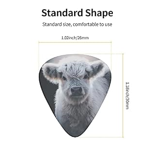 Ensemble de 12 médiators de guitare Grey Cow pour guitare acoustique, guitare électrique, contrebasse, ukulélé - Les Beatles, Paul McCartney, John Lennon, RIngo Starr, George Harrison Ensemble de 12 médiators de guitare Grey Cow pour guitare acoustique, guitare électrique, contrebasse, ukulélé – Image 4