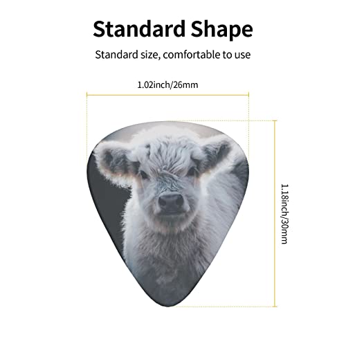 Ensemble de 12 médiators de guitare Grey Cow pour guitare acoustique, guitare électrique, contrebasse, ukulélé - Les Beatles, Paul McCartney, John Lennon, RIngo Starr, George Harrison Ensemble de 12 médiators de guitare Grey Cow pour guitare acoustique, guitare électrique, contrebasse, ukulélé – Image 5