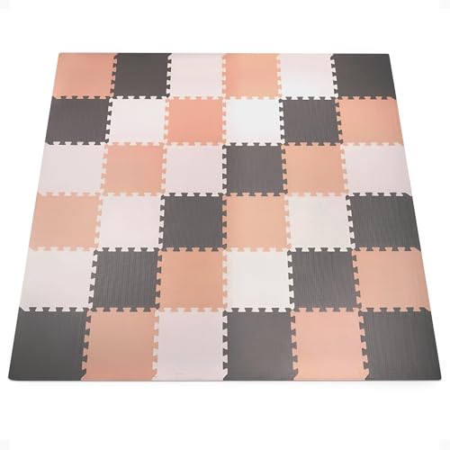 BalanceFrom 36-Pack 12x12 Inches EVA Interlocking Foam Play...