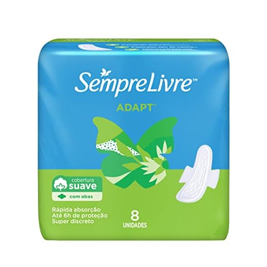 Sempre Livre Absorvente Externo Com Abas Suave 8un