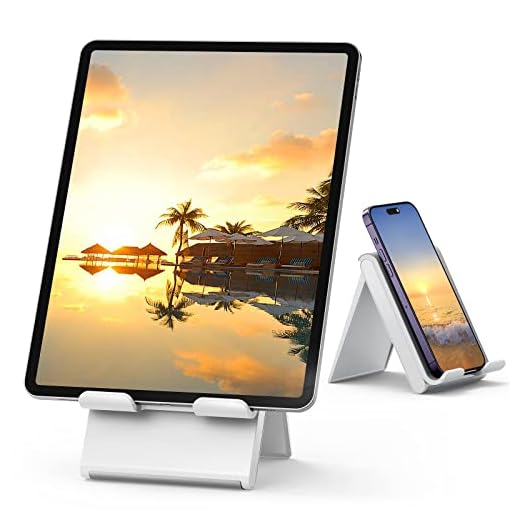 Adjustable Tablet Stand Holder，SAIJI Portable Foldable Desktop Stand Dock Compatible for iPad Pro 2020，iPad Air Mini，Nintendo Switch，iPhone 11 Pro Max SE，Samsung Galaxy and Kindle Fire Tablets- Gray