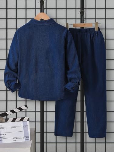 Boys Tracksuits Outfits Casual Sweatshirt Jacket Tops and Jogger Sweatpants Sweatsuit Clothing Sets for Kids 8-11 Years2