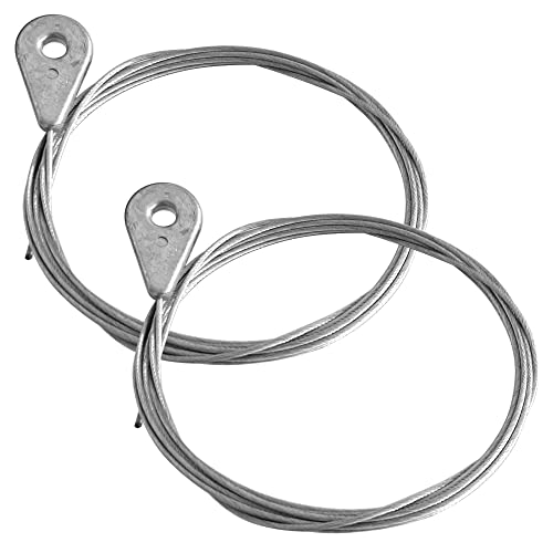 cyclingcolors 2x Rasenmäher bowdenzug seilzug antrieb kabel Ösenkopf 6,5 mm kopfe nippel stahl gaszug zug innenzug traktor