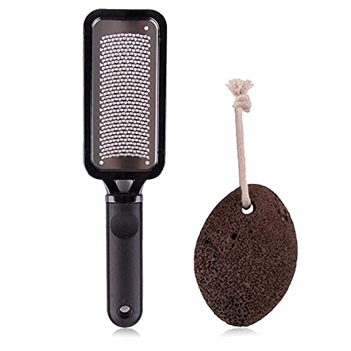UNIMEIX The Original Foot Pumice Stone And Foot File Set For Foot Scrubber Dead Skin Remover,Callus Remover For Feet Heels And Palm -Pedicure Exfoliation Tool -Foot Scrubbers For Use In Shower