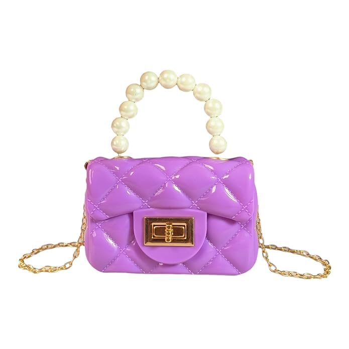 BabyMoon Kids Jelly Sling Purse Fashion Handbag | 9x13x5 CM | Purple (B0C3VVKJZ7) Amazon Price History, Amazon Price Tracker