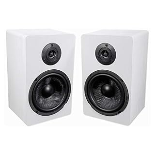 Rockville RockShelf Paire d'enceintes pour bibliothèque Blanc 68 W 16,5 cm – Image 4