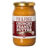 Gourmet Chunky Peanut Butter. Handmade in New Zealand. All Natural and Non-GMO from Fix & Fogg. Extra Crunchy. Vegan, Keto Friendly. Superior Tasting Peanut Butter in Beautiful Gift Packaging (13.2oz)