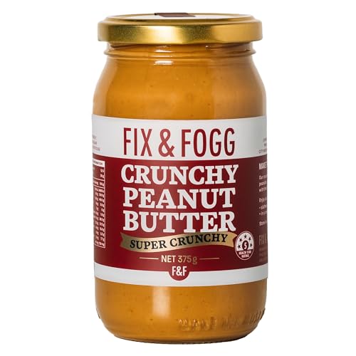 Fix and Fogg Super Crunchy Peanut Butter 375g