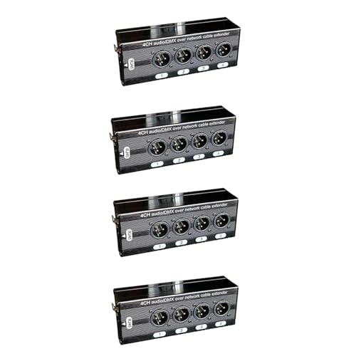 Rallonge de câble audio XLR 3 broches 4 canaux via câble réseau RJ45 pour prolongateur DMX512