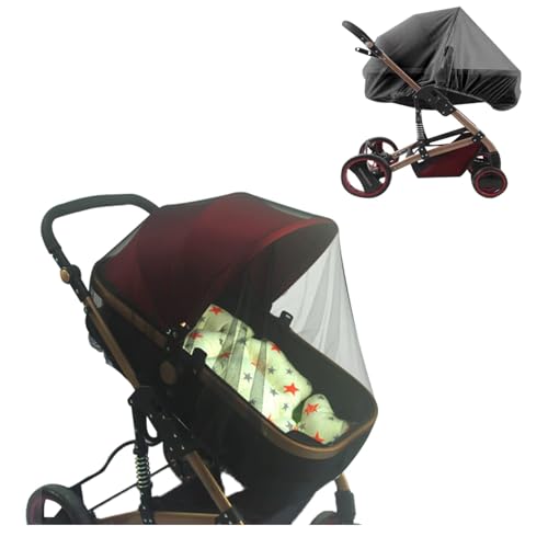 Mosquito Net for Pushchair, Universal Pram Net,Baby Pram Mosquito Net