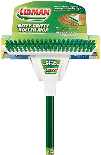 Libman Nitty Gritty Roller Mop With 2 Extra Mop Head Refill #TOP2