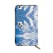 Portafoglio da calcio in pelle blu-cielo per uomo e donna, pelle sintetica in fibra di poliuretano, design minimalista elegante, Calcio Blue-sky, Taglia unica