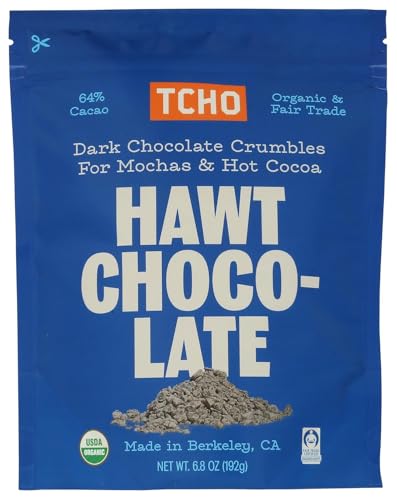 TCHO Chocolate Hot and Cold Drinking Chocolate Crumbles, 6.8 Ounce