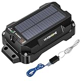 VIVOHOME Solar Powered Trailer Breakaway Kit with LiFePO4 Battery and LED Test Indicator, Emergency Brakeaway System for Vehicles, Trailer Brake Controller Kit with Solar Panel