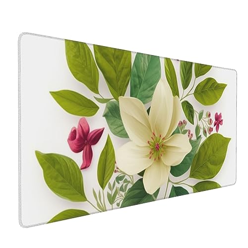 Tapis de souris de jeu au motif fleurs pour un bureau chaleureux